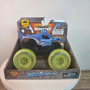 Monster Jam Megalodon Light Up Wheels 1:43 Diecast Truck Spin Master Special Edi